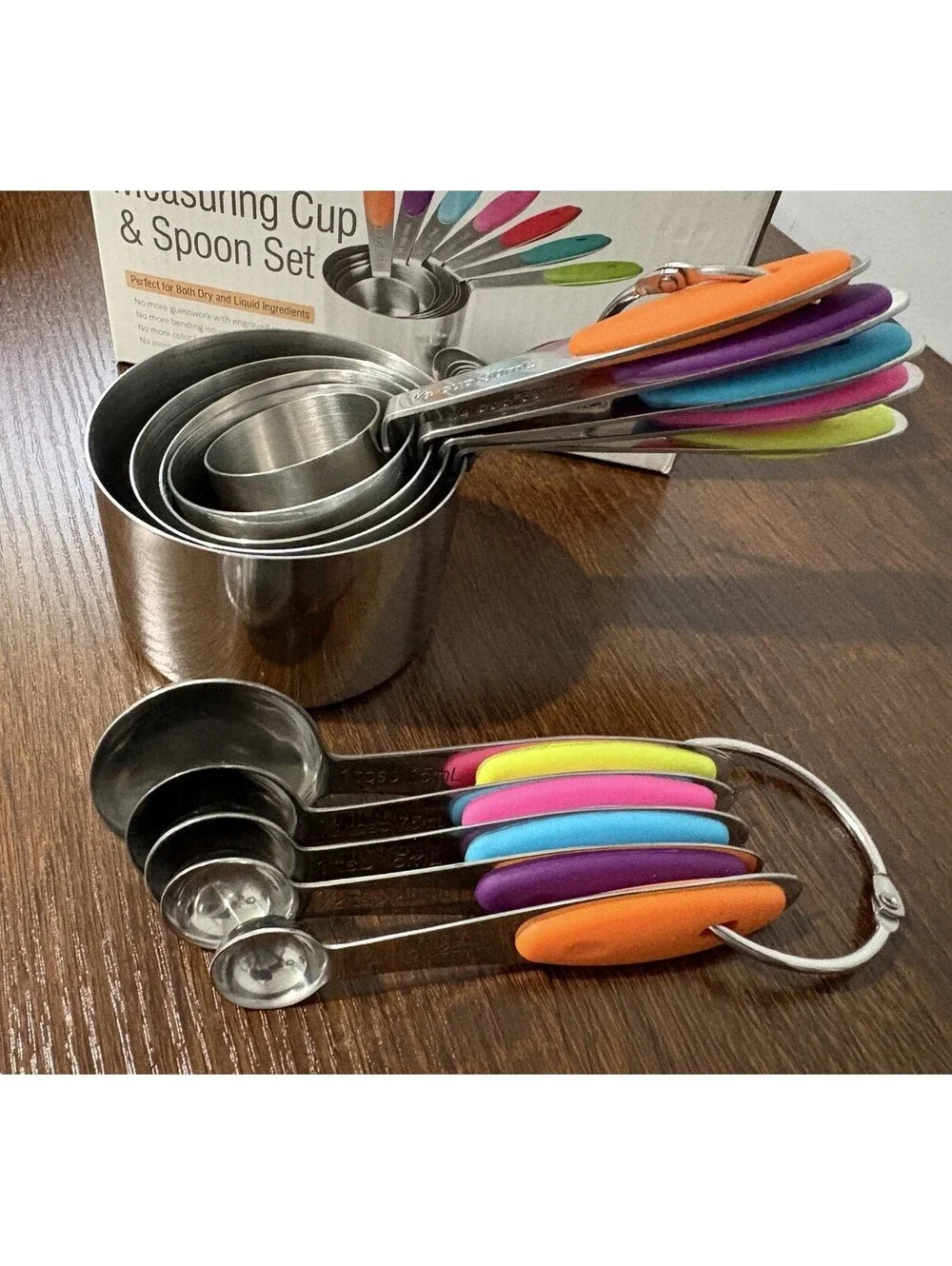 U-Taste Measuring Cups and Spoons Set (10 Pieces)